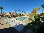 View Off Patio of Tennis Courts